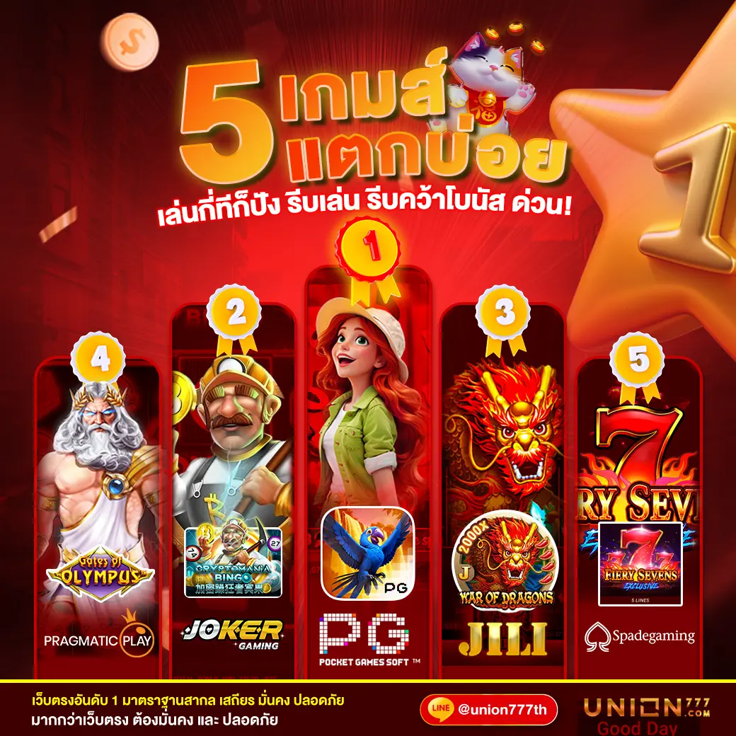 สล็อตแมชชีน แหล่งรวมเกมคาสิโนออนไลน์สุดมันส์ พร้อมโปรโมชั่นสุดคุ้ม